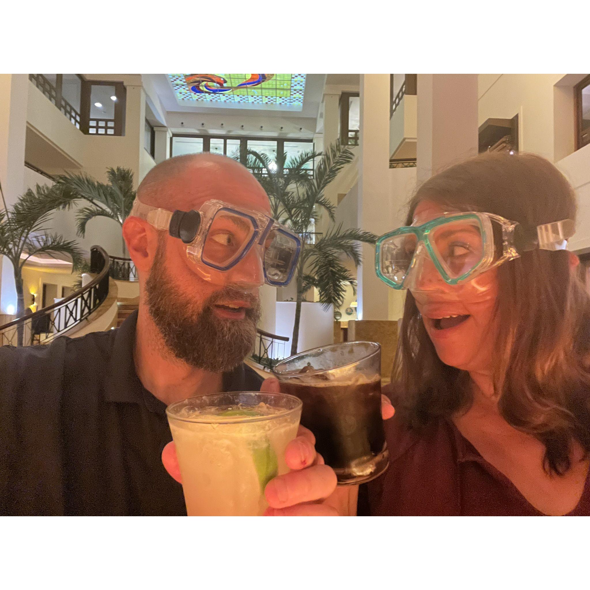 Did you know they make prescription dive masks at Dan's job?