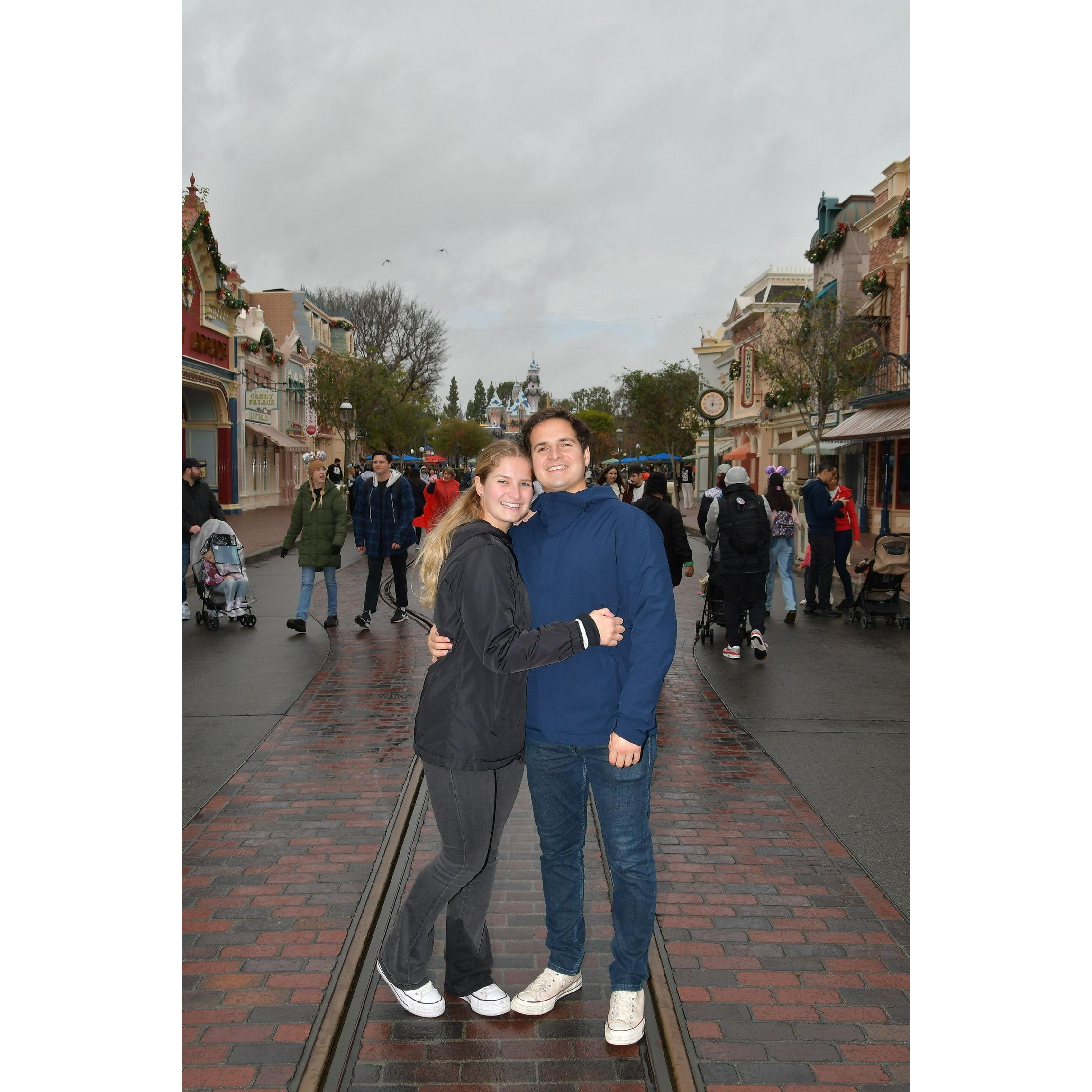 Our first time at Disneyland!