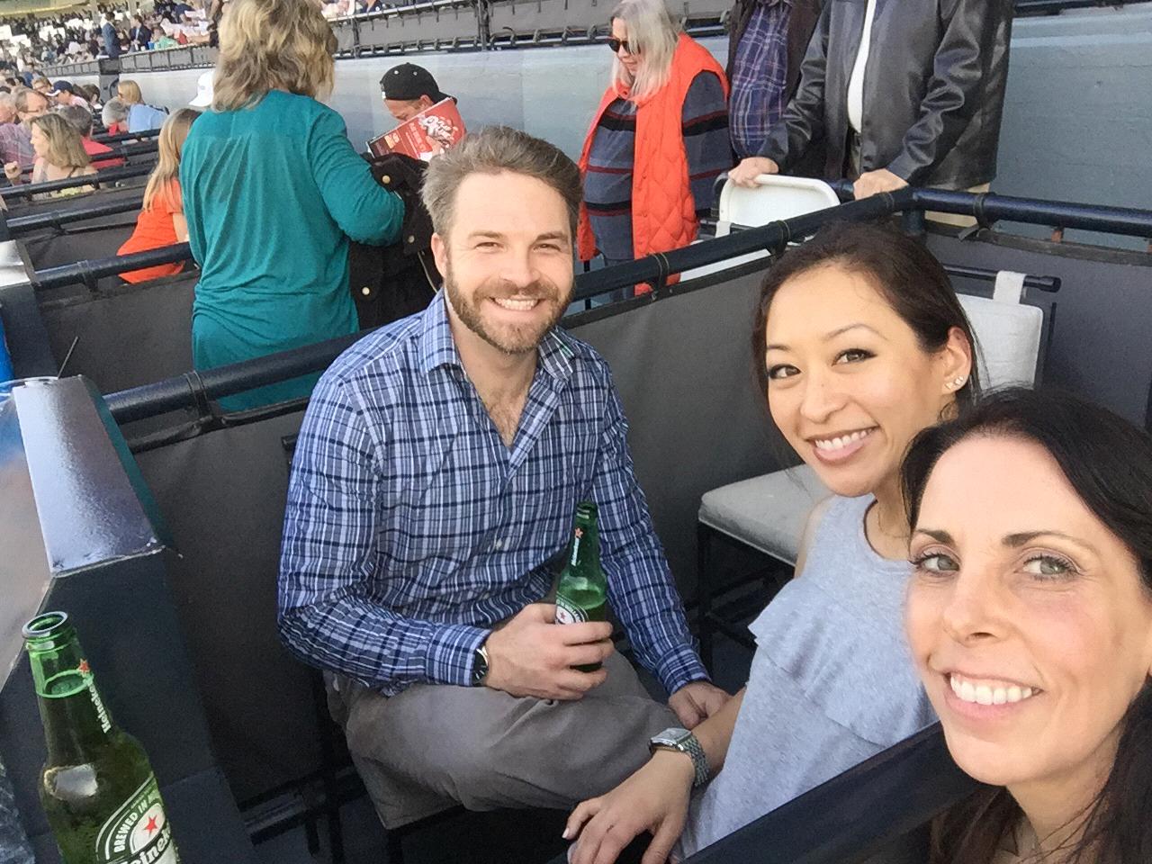Celebrating Tina’s birthday at the tracks!