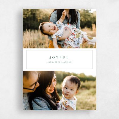 Forest, White Holiday Card - Aruba