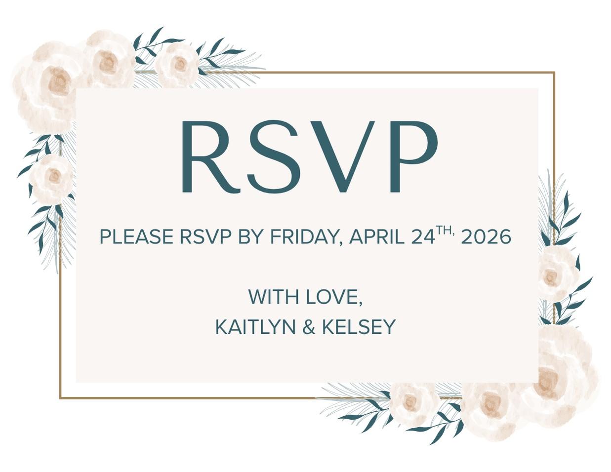 The Wedding Website of Kaitlyn Kelly and Kelsey Gordon
