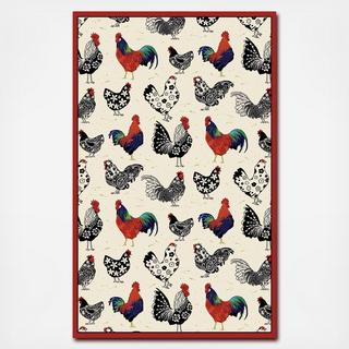Rooster Tea Towel, Set of 2