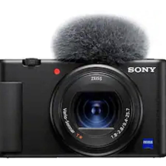 Sony - ZV-1 20.1-Megapixel Digital Camera for Content Creators and Vloggers - Black