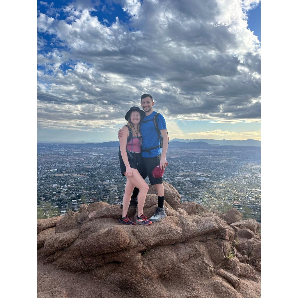 Hiking Camelback mountain
