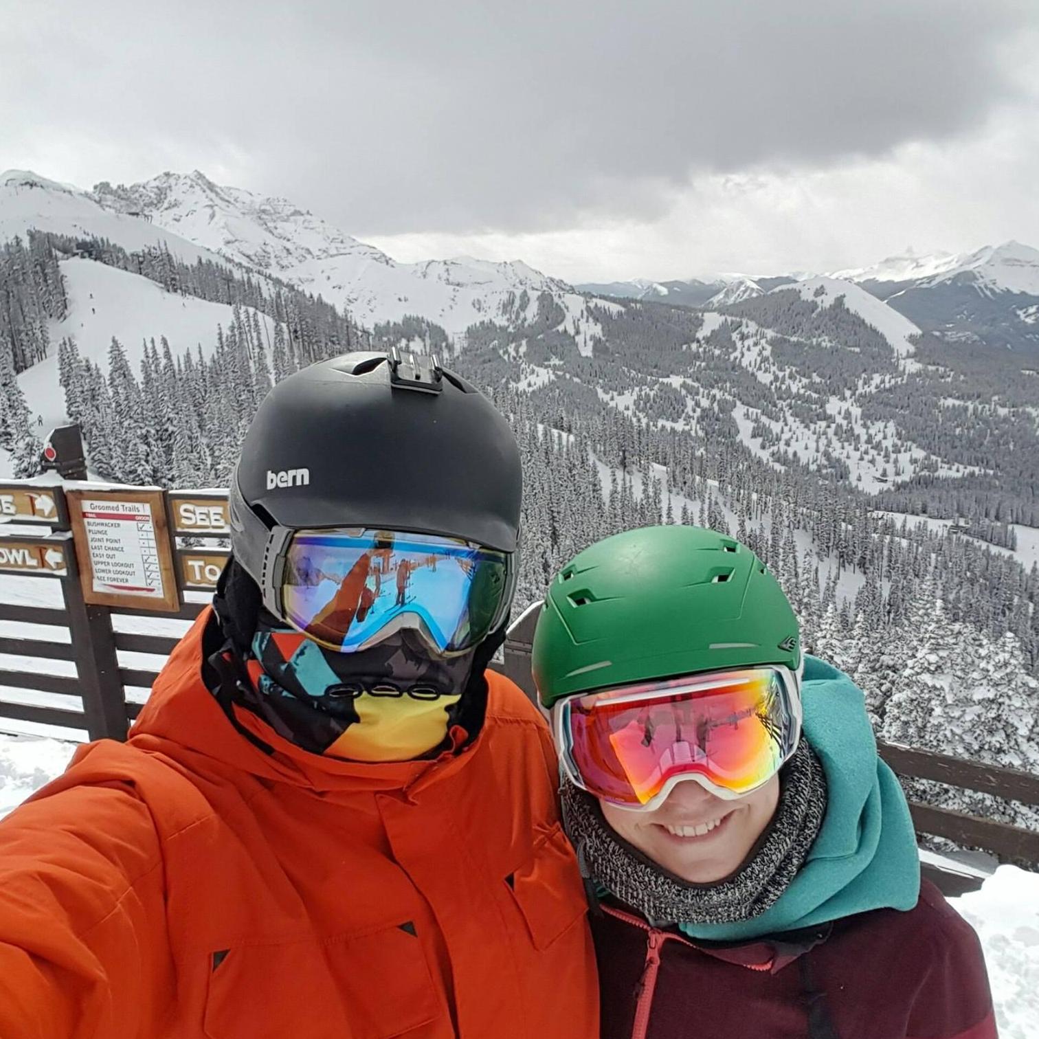Snowboarding at one of our favorites, Telluride, CO!