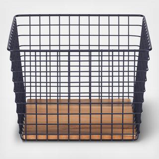 Square Wire Grid Basket