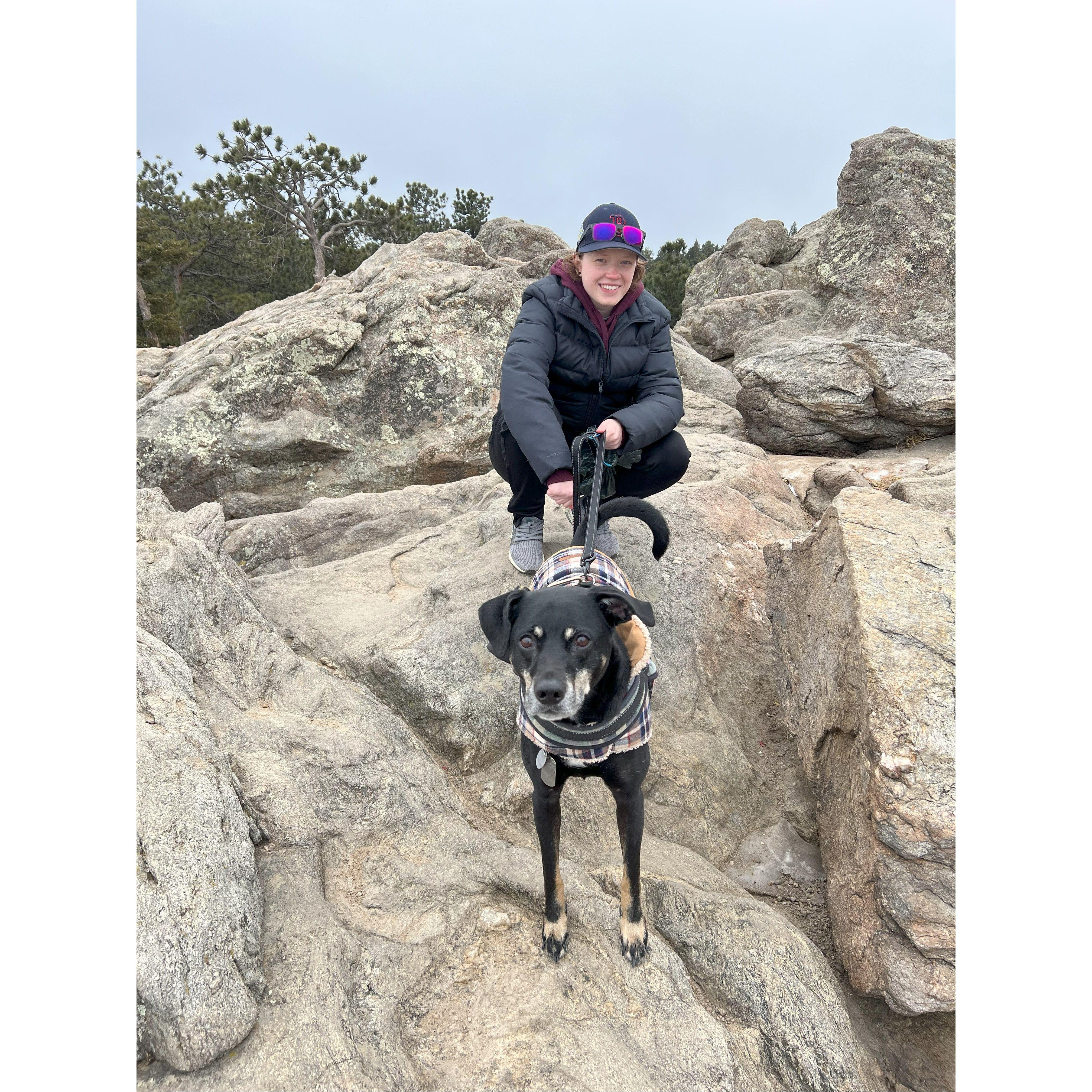 Kayla & Humphrey right before!