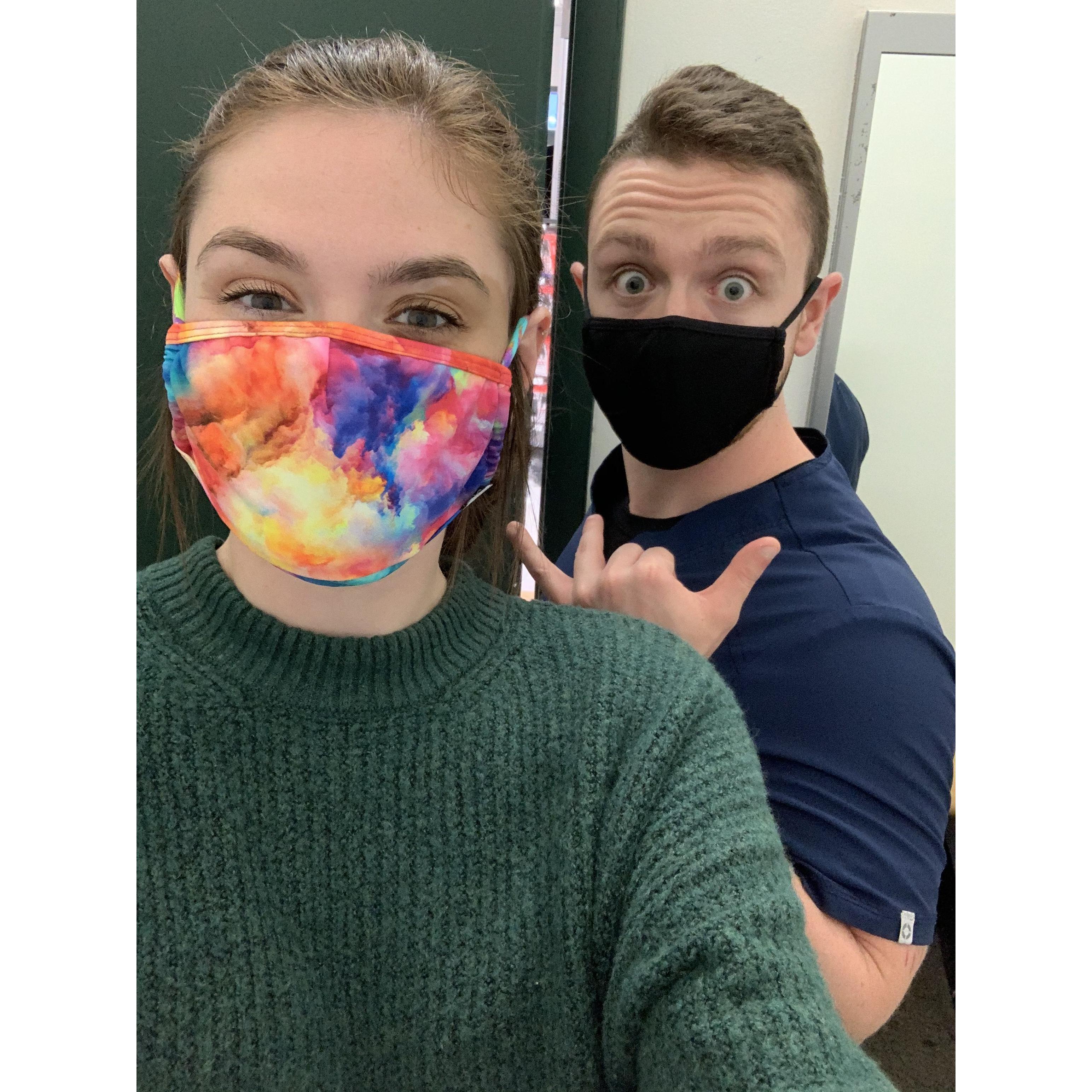 Obligatory mask picture because 2020...