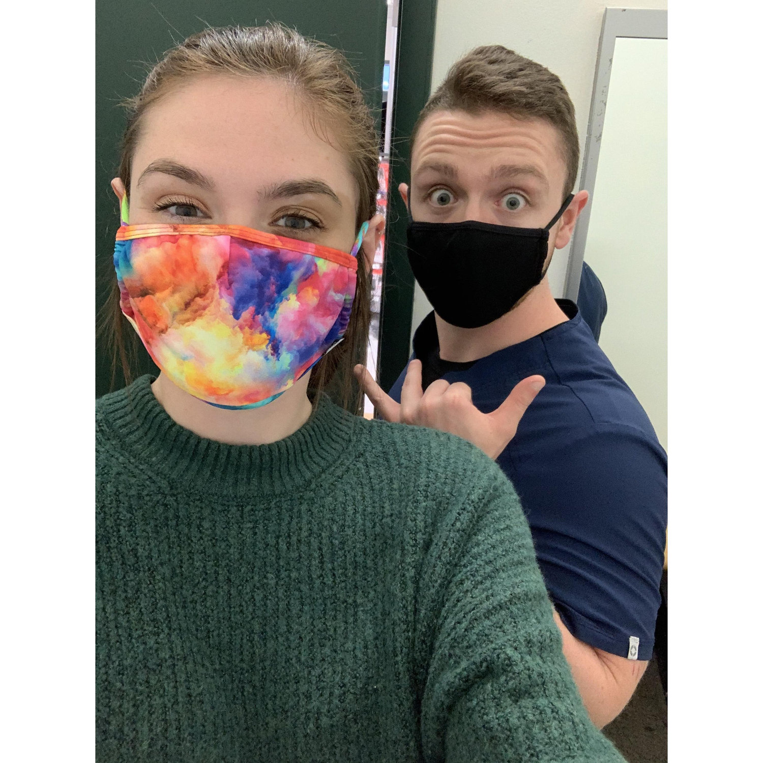 Obligatory mask picture because 2020...