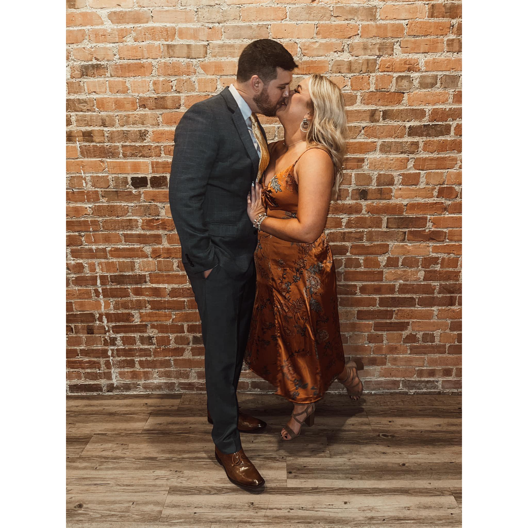 Our first wedding together, also the first time I told Bobby I loved him...and promptly vomited immediately there after. Love stinks, am I right?