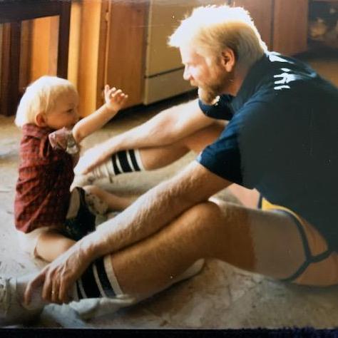 Chris + his dad Gary