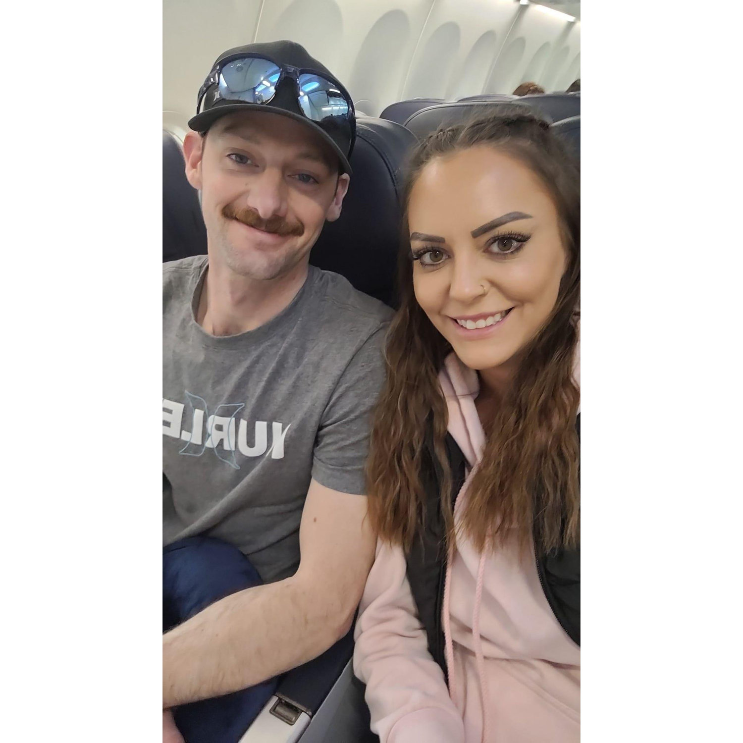Plane Ride to Puerto Vallarta, Mexico
