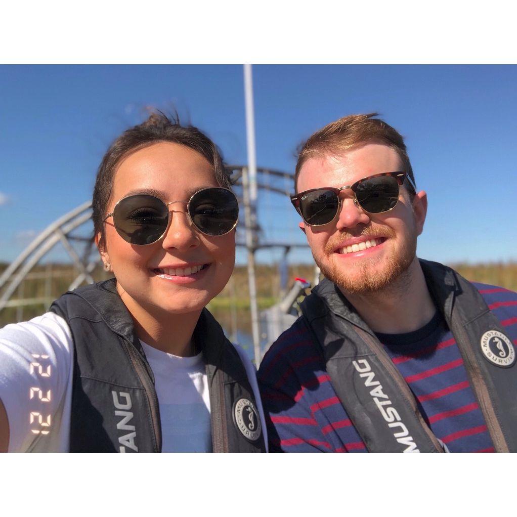 Florida Gator wind boat tour