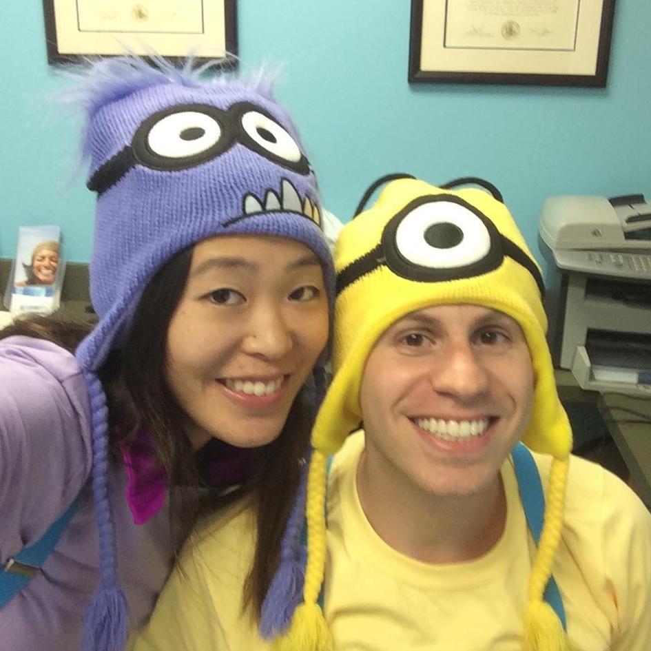 We have become true partners at work and have gone through up and downs with our offices together. These were our first Halloween costumes, although there were only 3 minions at the time! Oct, 2016