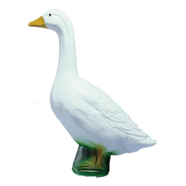 Union Products Goose Outdoor Lawn and Garden Statue, 23" Tall Animal Figurine for Patio, Balcony, or Front Porch Decor, White