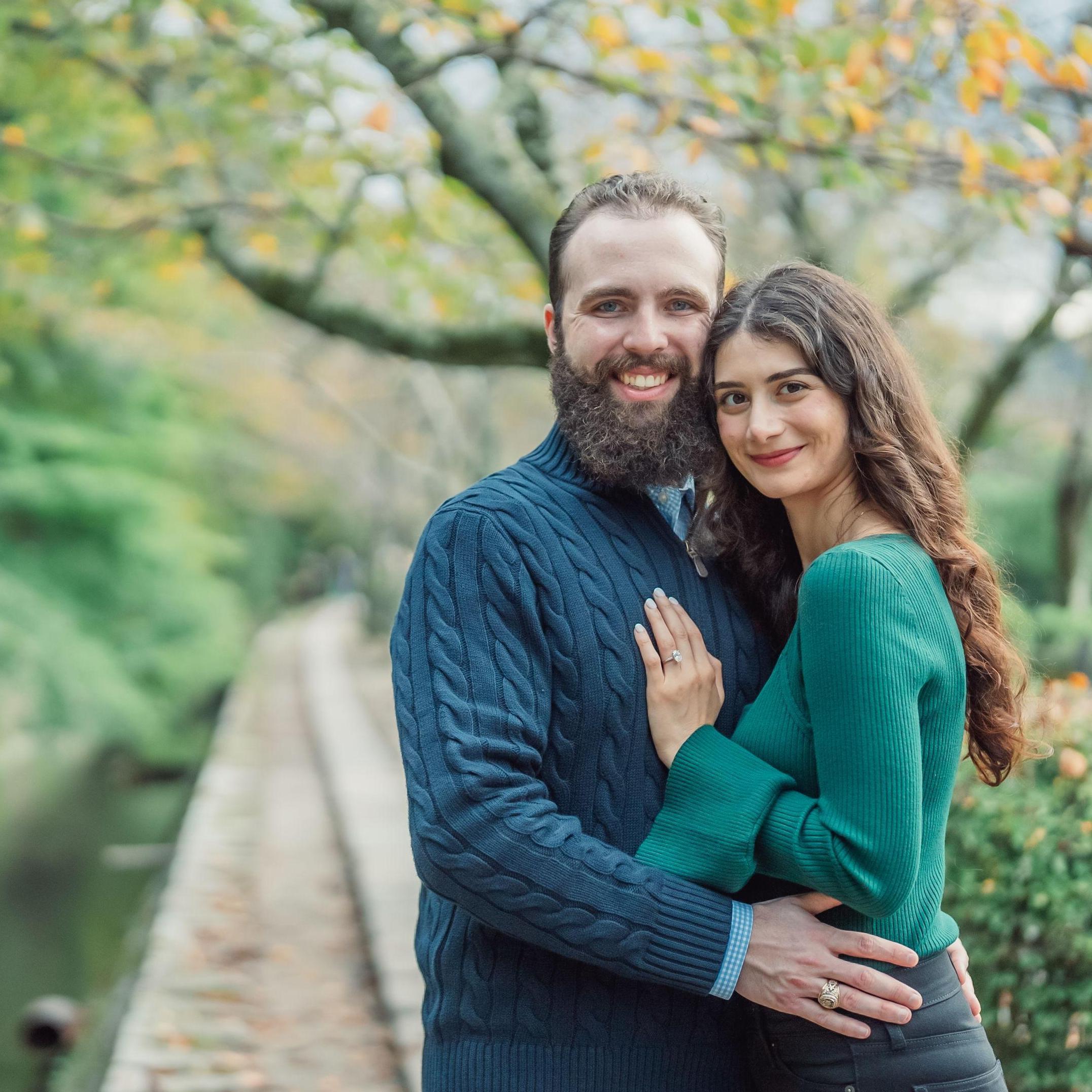 Right After John Proposed To Paria, Kyoto, Japan, 2024.