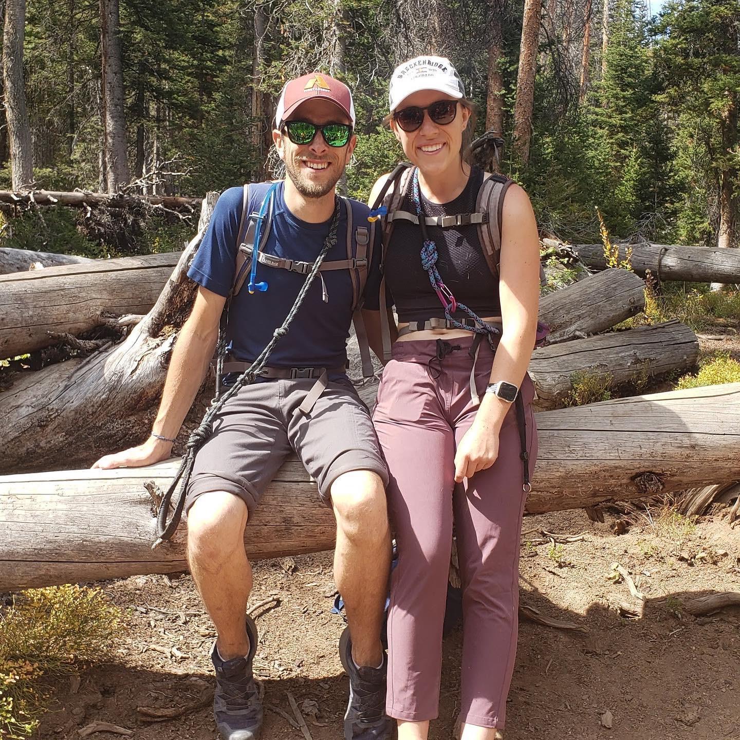 Hiking Rainbow Lake Trail near Walden, Colorado