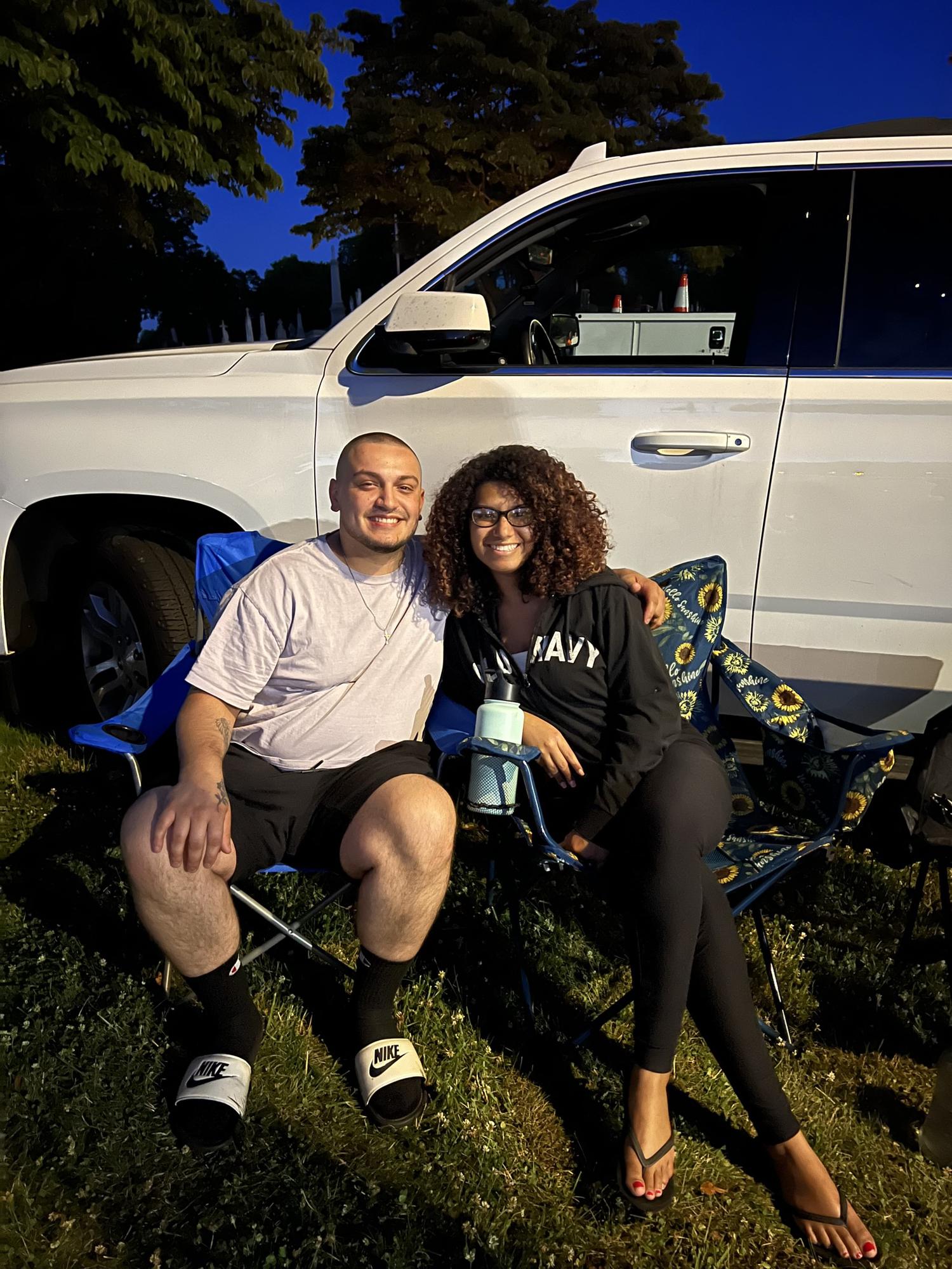Waiting for fireworks July 4th 2022 with Zak’s family 🎆