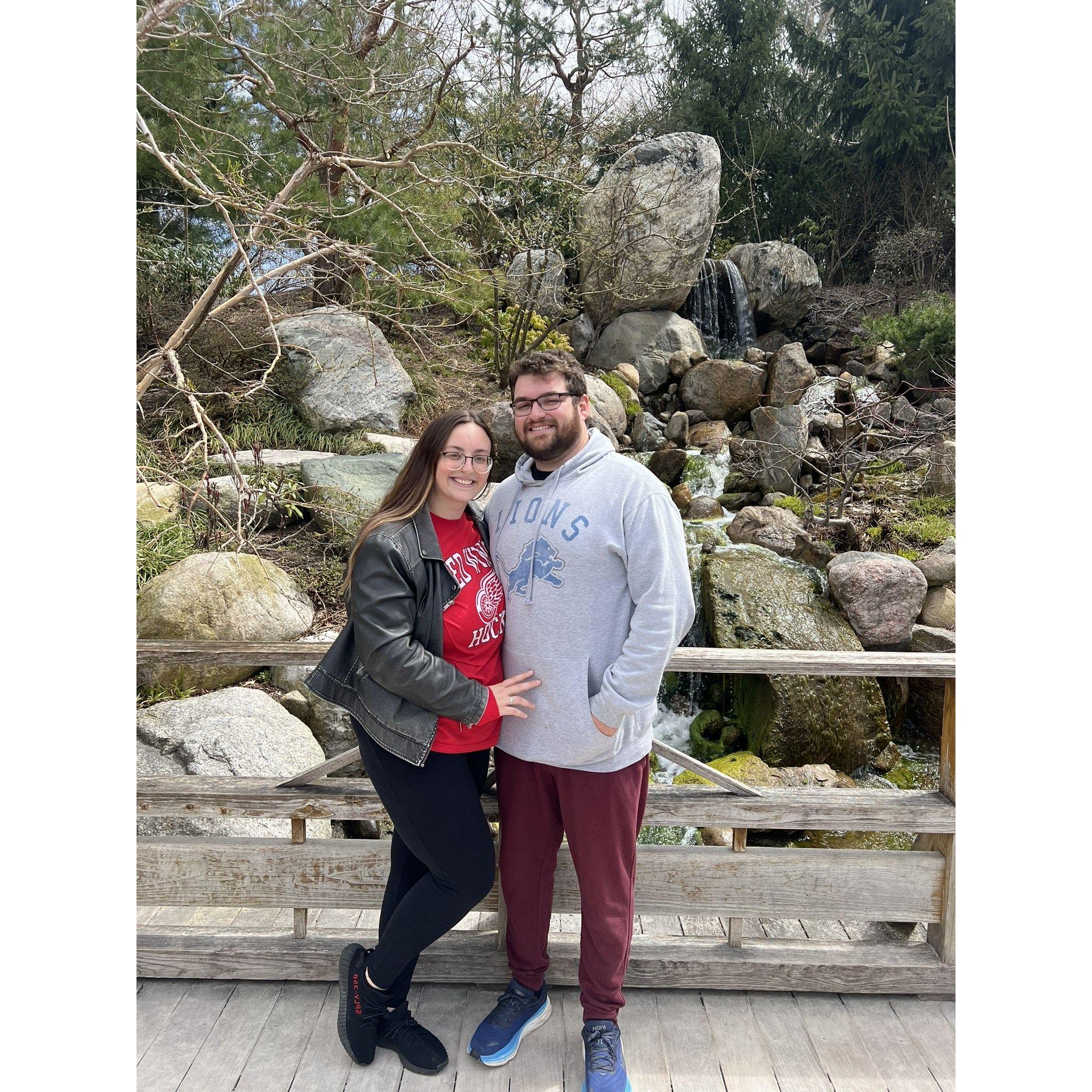 Spencer's first time at Frederick Meijer Gardens. It has become one of our favorite spots in GR