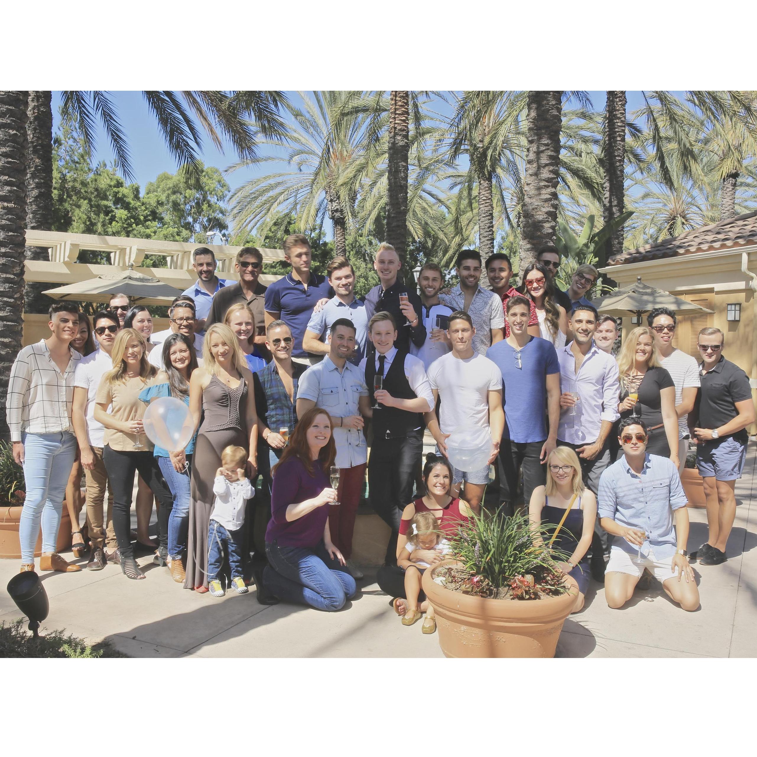 We were blessed to have so many of our friends join us to celebrate the news of our engagement at a Brunch on 10/2/16.