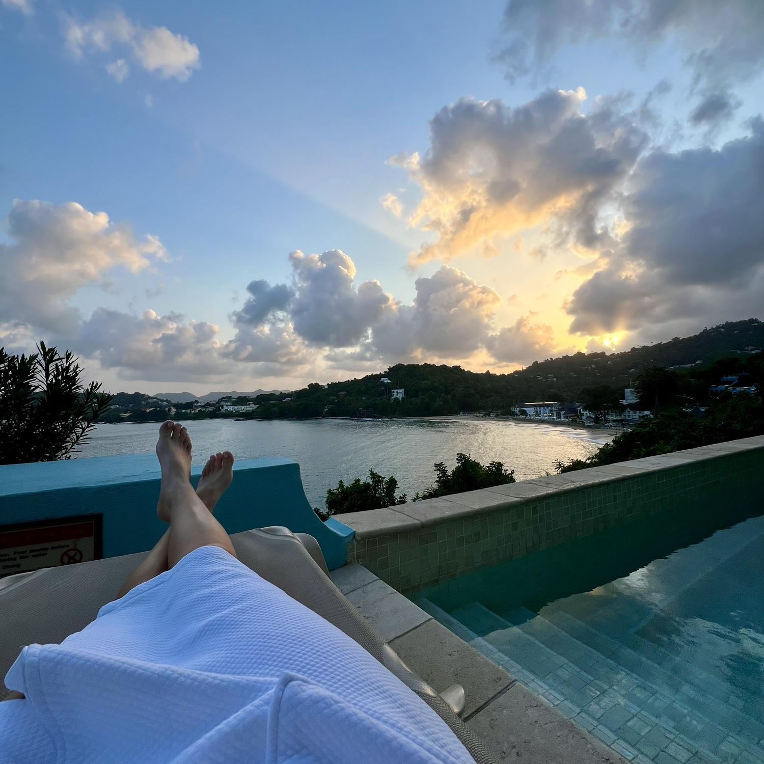 Sunrises from our villa