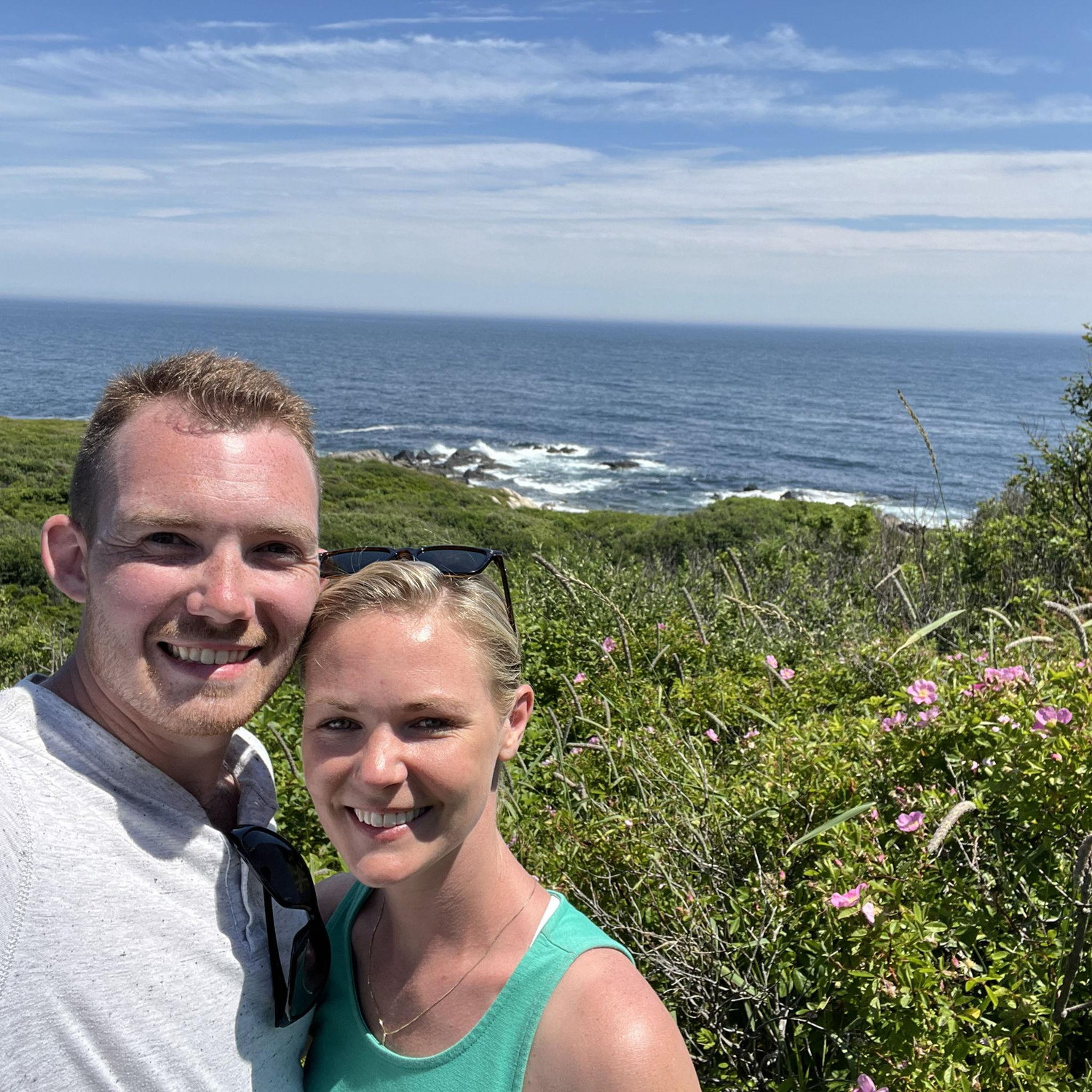 On Seguin Island off the coast of ME during a boating trip