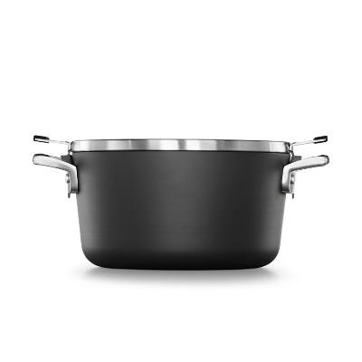 Calphalon Select 6qt Space Saving Hard-Anodized Nonstick Stock Pot with Lid
