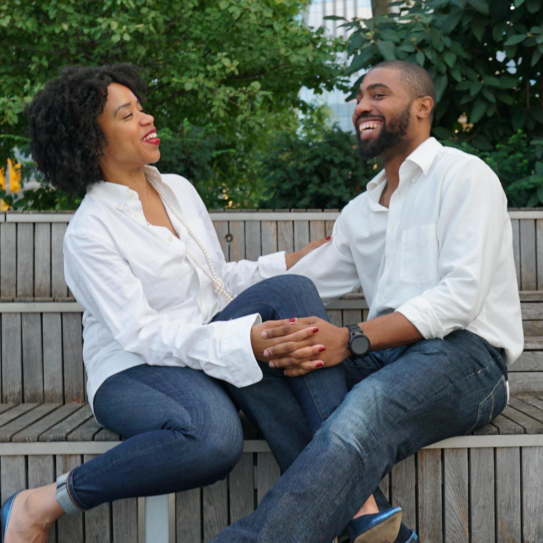 Hudson Park, NYC  (Photos courtesy of James Thomas. We were styled by Kristy Lewis; follow @evolutionkristy.)