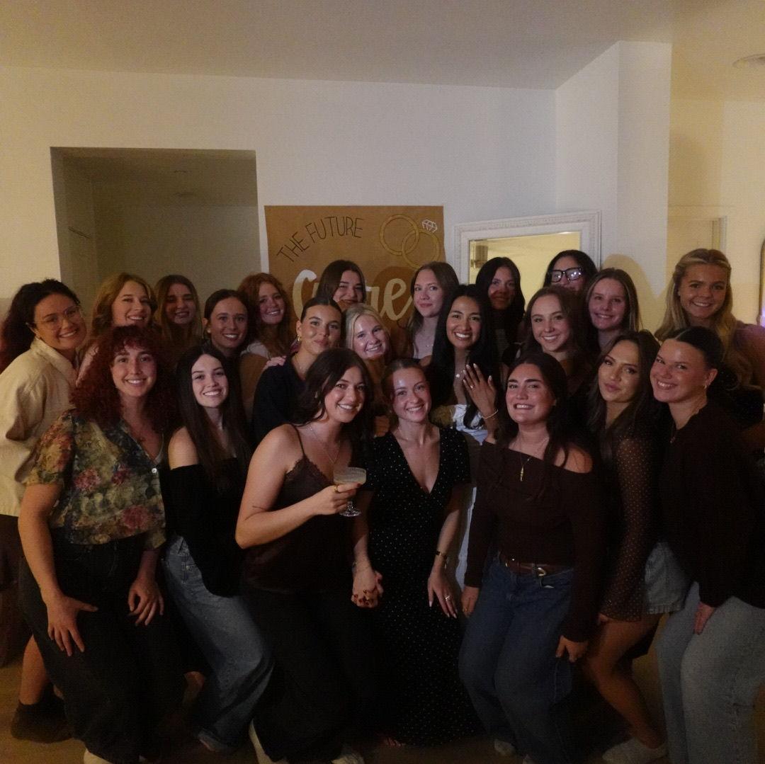 As if that wasn’t perfect enough, he had planned a beautiful celebration with my closest and sweetest friends waiting to celebrate afterward.