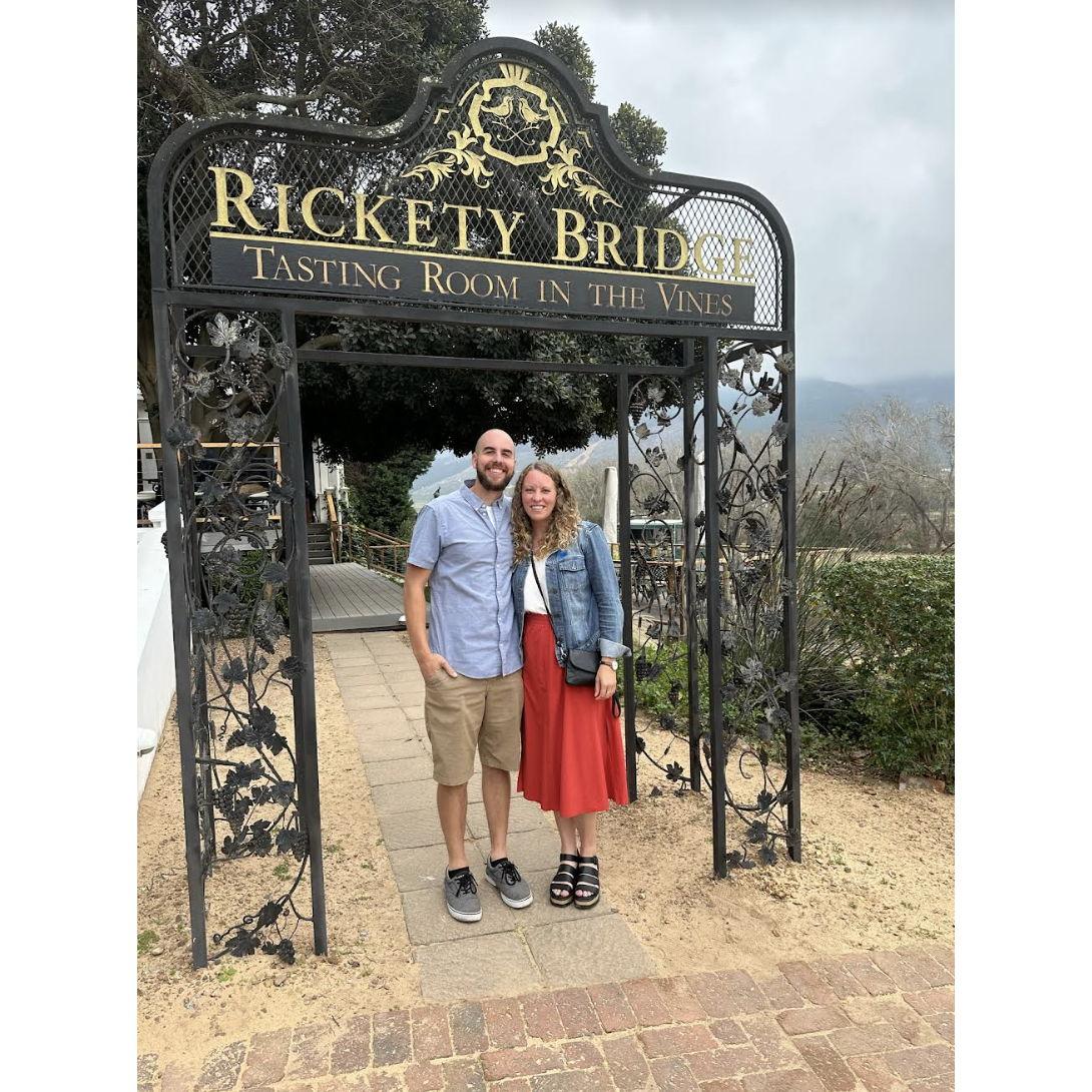 Rickety Bridge Wine Tour (Franschoek, SA, 2023).