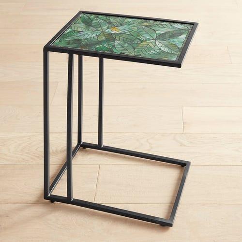 Green Leaves Mosaic Table