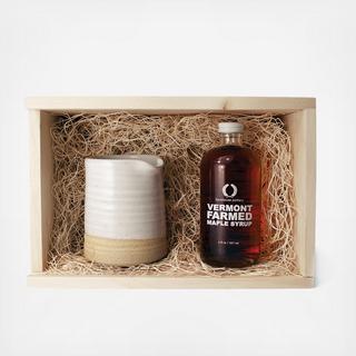 Vermont Maple Syrup & Silo Pitcher Gift Set