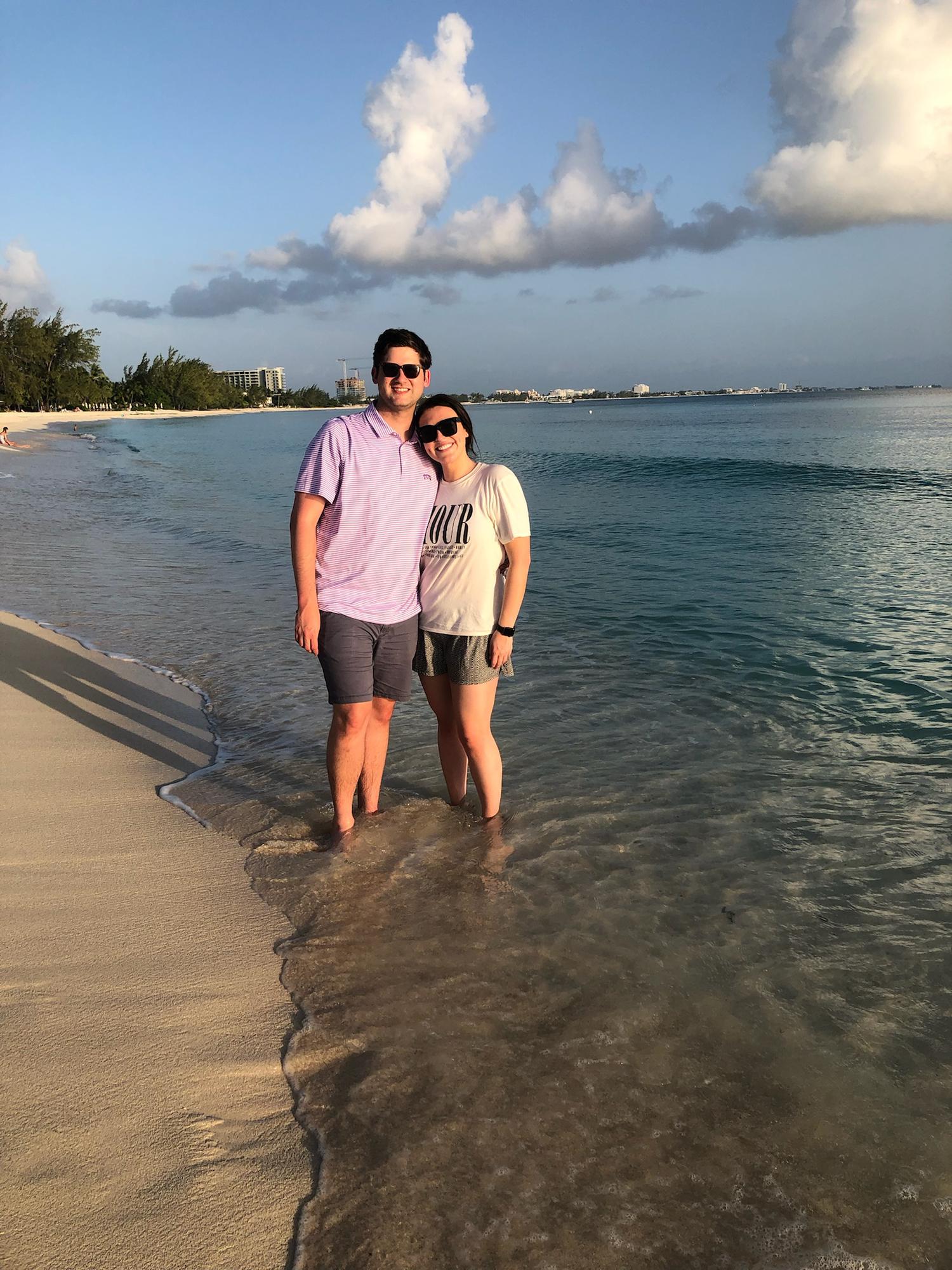 Bobby's first family trip to the Caymans!