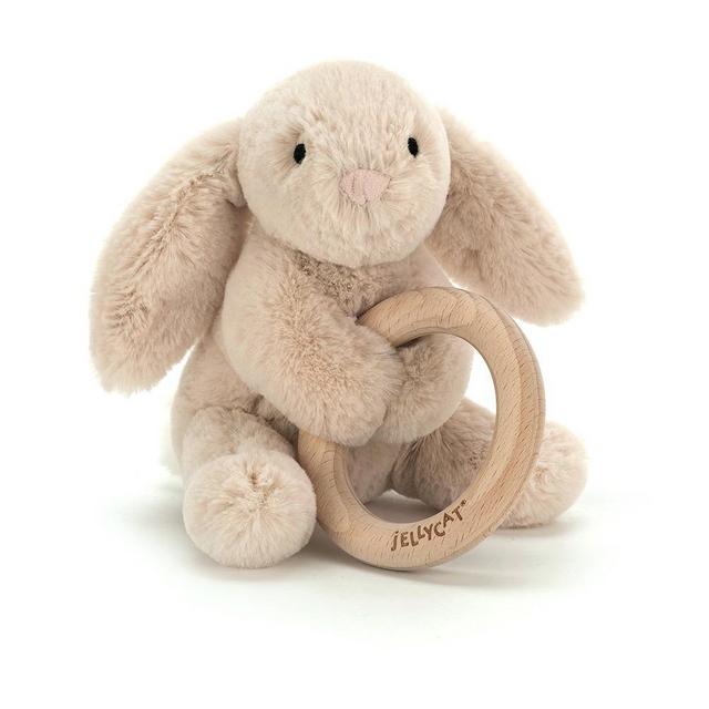 Jellycat Rabbit Rattle Beige