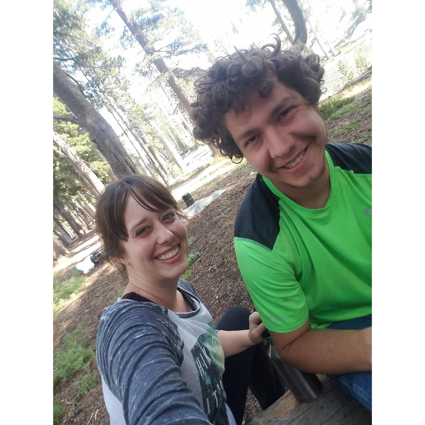 Our second backpacking trip.