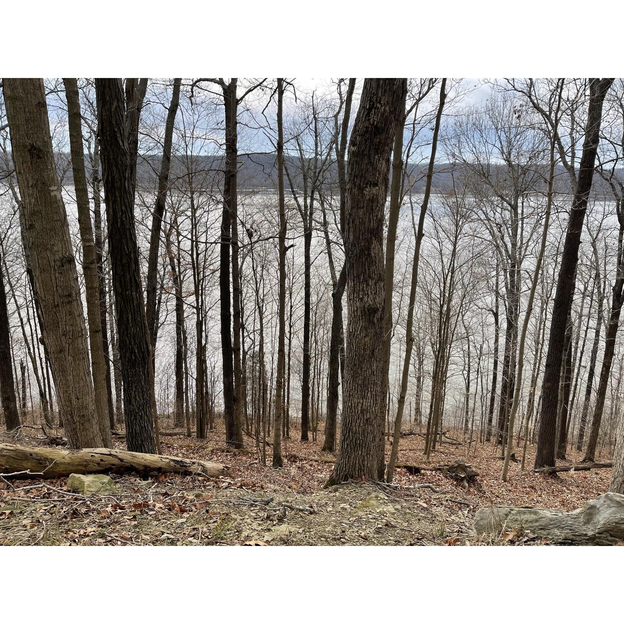 East side view of the peninsula's beginning.