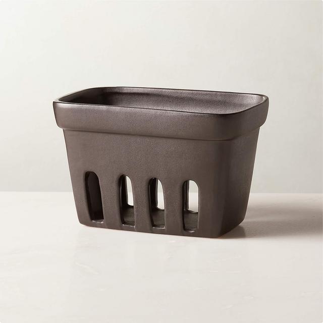 Pip Black Terracotta Berry Basket