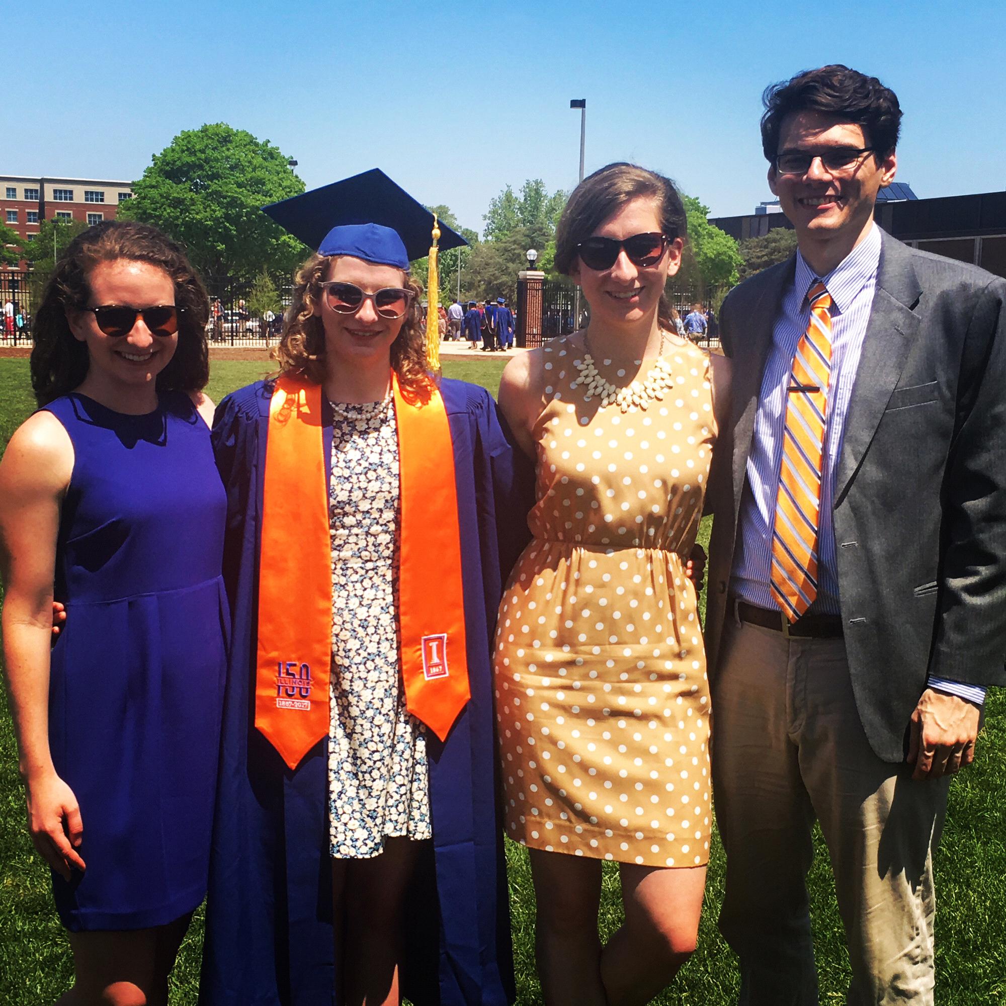 Four proud UIUC alums! (2017)