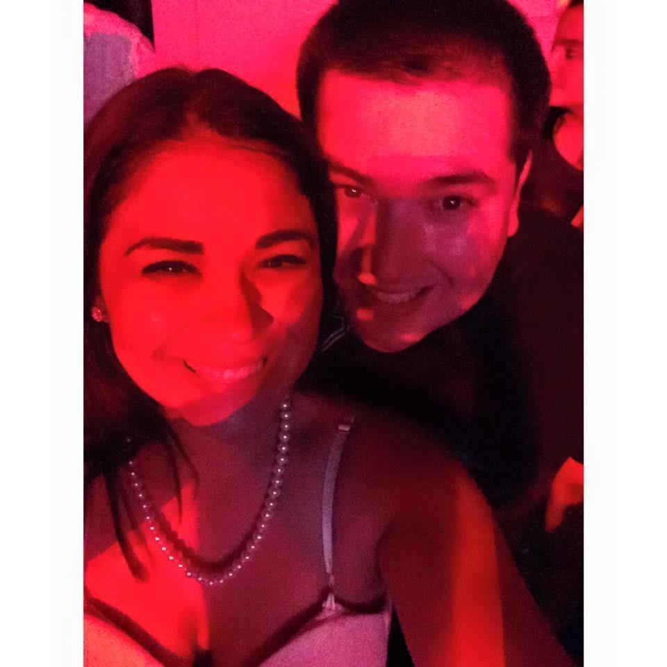 Us at Ferry Corsten in 2015. I was pregnant with baby Markus at that time!