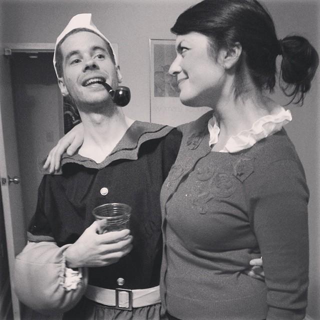 Popeye and Olive Oyl, Halloween 2013.