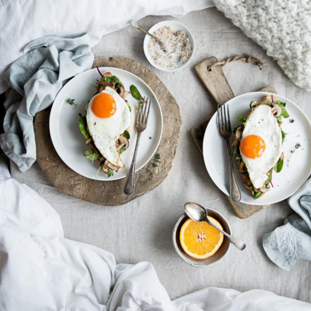 Breakfast in bed