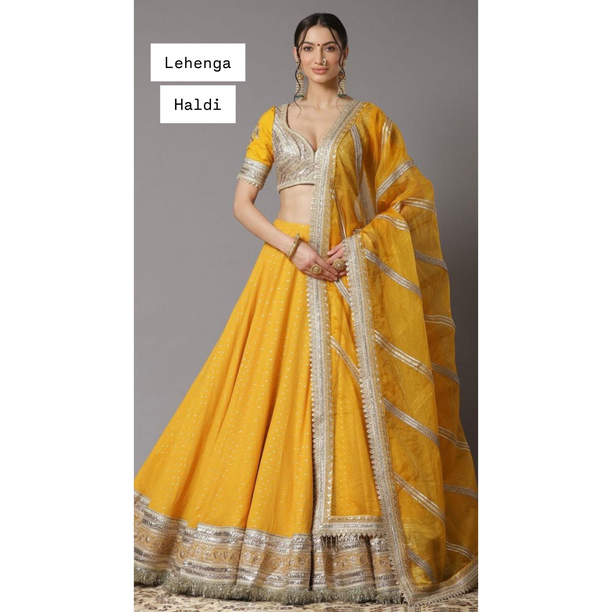 Lehenga - Haldi & Indian Wedding