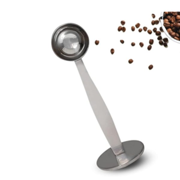 2-in-1 Coffee Scoop - Silver