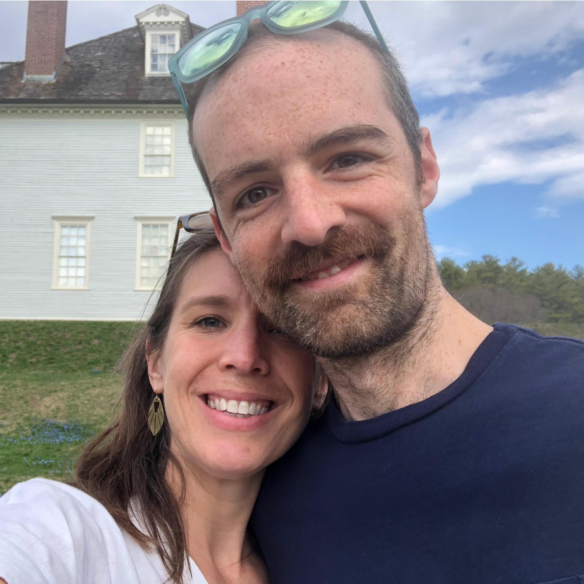 Exploring Maine, right before we got engaged
