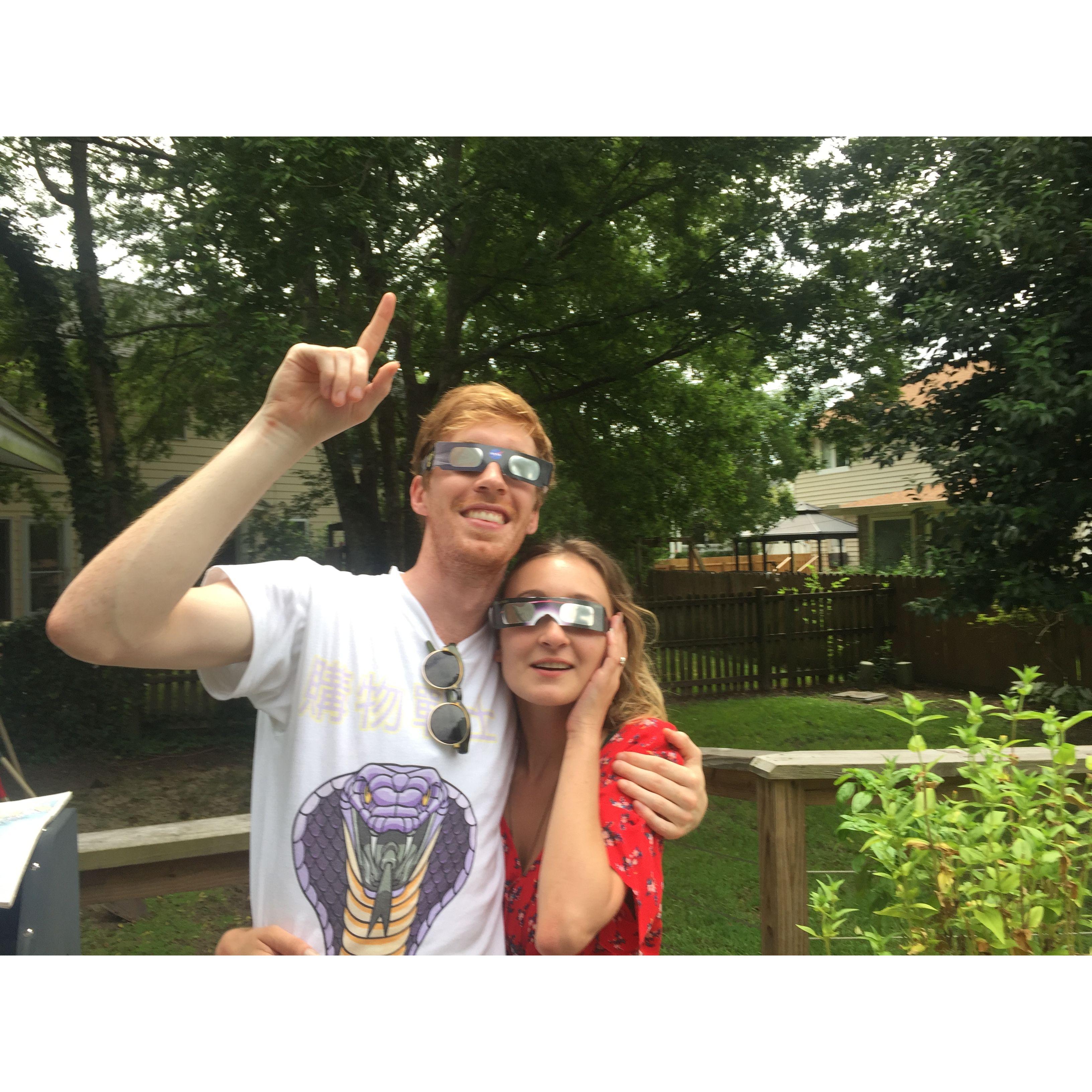 "Eclipse over there!" 
Charleston, 2017