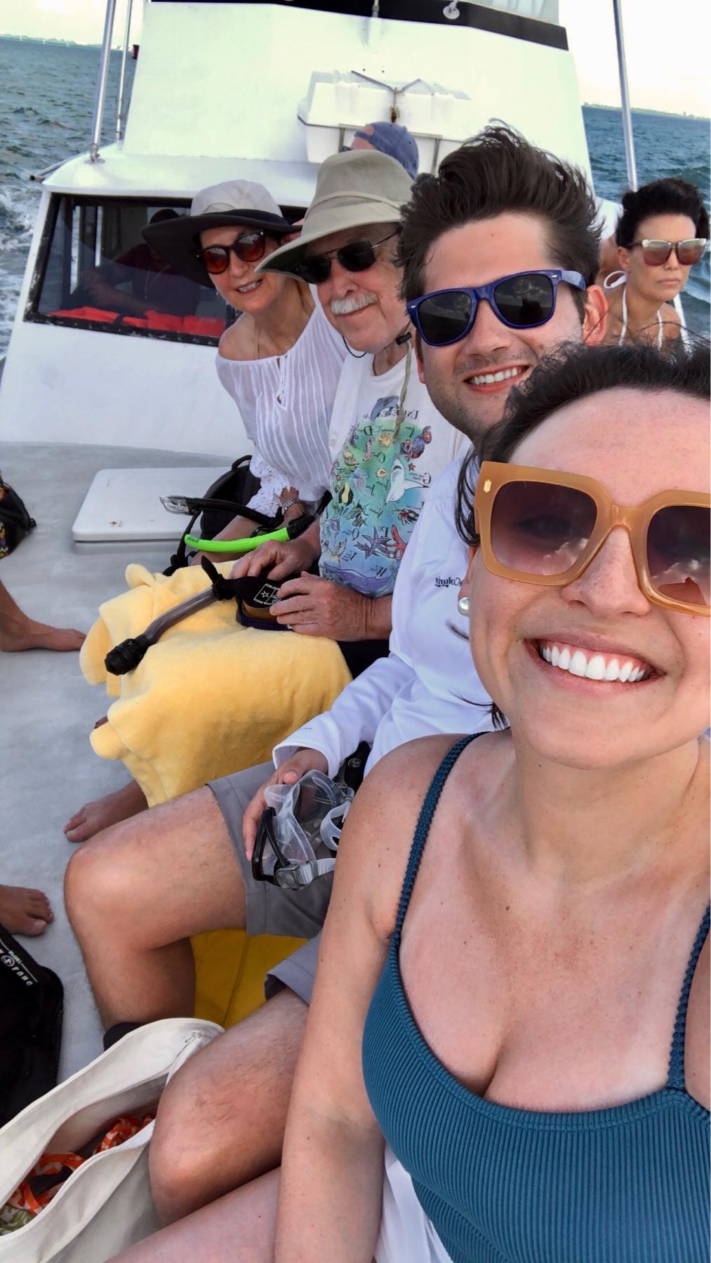Bobby's first family trip to the Caymans!