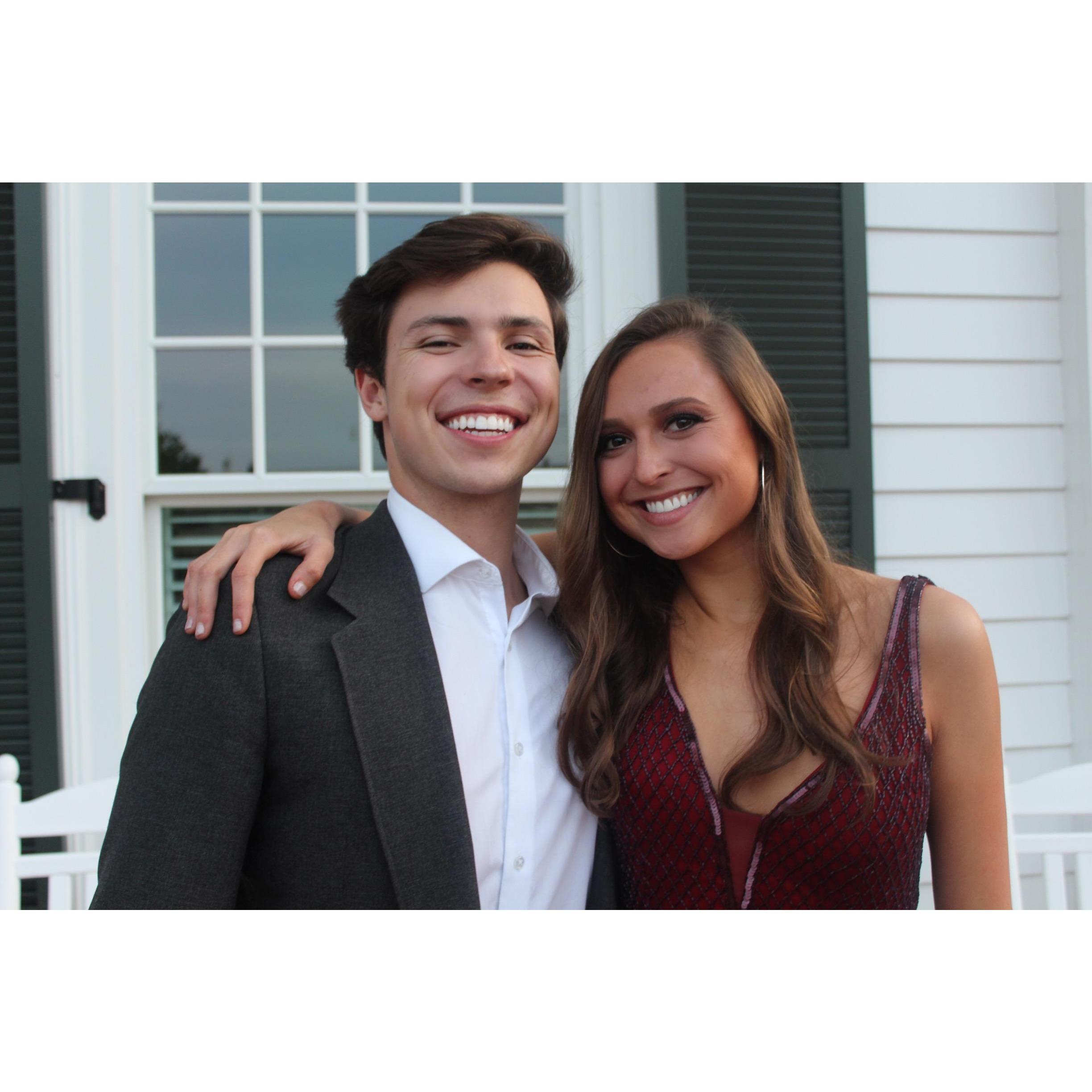 Madison's sorority semi-formal sophomore year. 2018