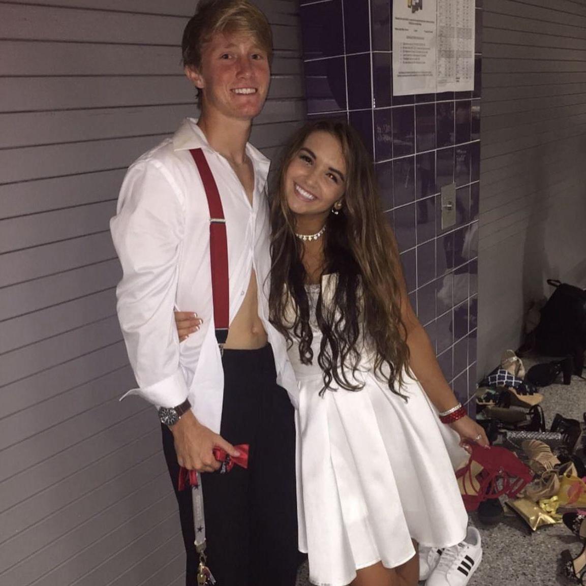 September 2017: We "unofficially" went to Homecoming together.