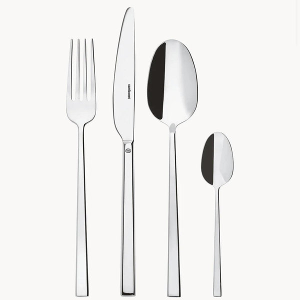 Polished Stainless Steel Cutlery Set Rock, in various set sizes ❘ Westwing