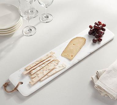 White Marble Rectangular Cheese Board